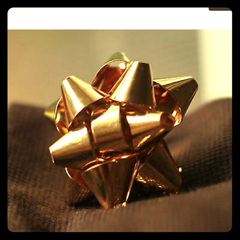 Kate Spade NY Bourgeois Bow Gold Ring Size 7